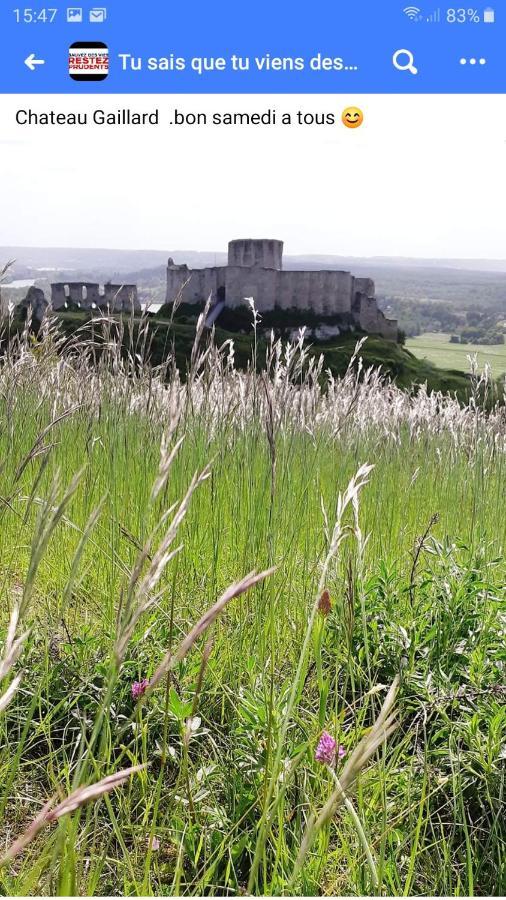 Gite De La Baguelande Les Andelys Exterior foto
